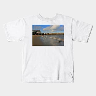 New Quay Beach, February 2020 Kids T-Shirt